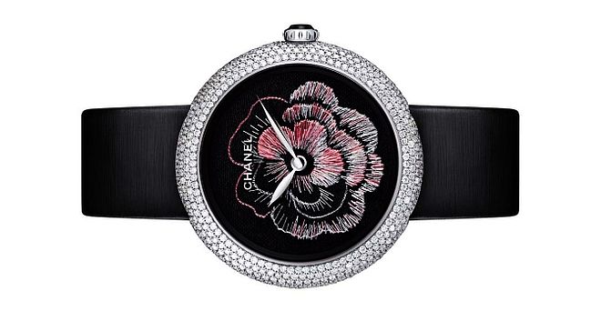 Zegarek Chanel Mademoiselle Privé Camélia Brodé. Geneva Grand Prix Watchmaking: nagrodzone zegarki