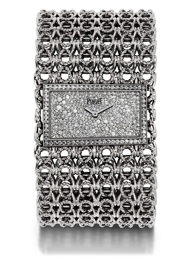 Zegarek Piaget w białym złocie z diamentami. Pomysł na prezent: damskie zegarki roku